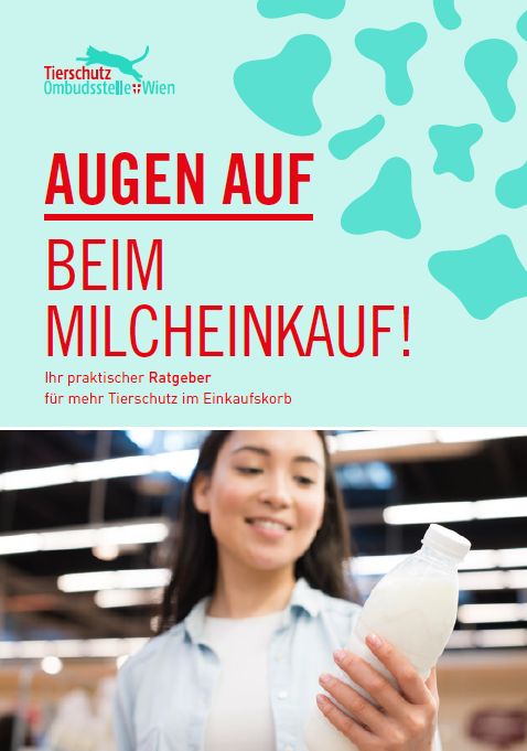 Titelblatt der Broschüre Augen auf beim Milcheinkauf